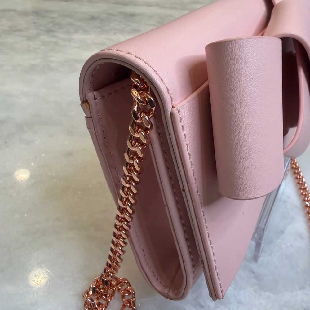 Ted Baker Elegant Pink Bow Clutch - Picture 2 of 7